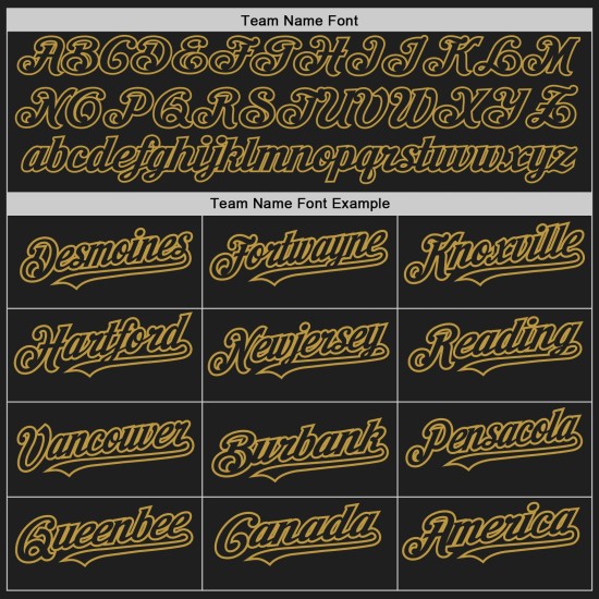 Maglia da baseball a righe dorate, nera antica, autentica, personalizzata, oro antico Maglia da baseball a righe dorate, nera antica, autentica, personalizzata, oro antico